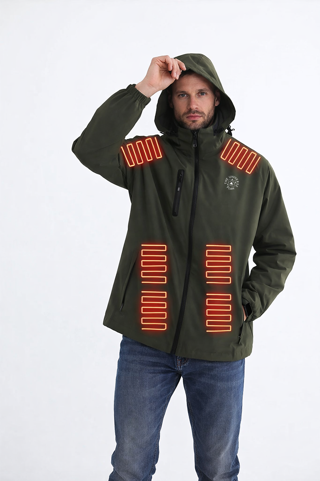 CHAQUETA 3 en 1 DUAL ADAPT CON CALEFACCION THE UNIVERSE PLAN PREMIUM OUTDOOR GRE-3