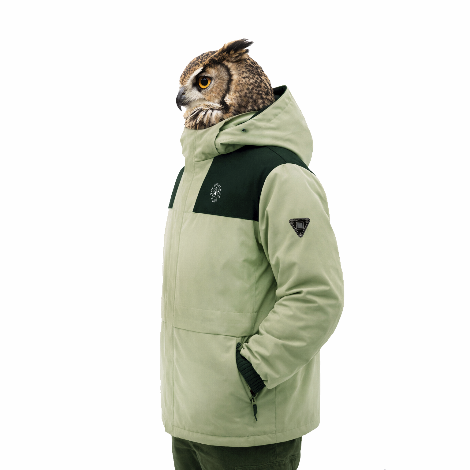 PARKA CON CALEFACCION OUTDOOR THE UNIVERSE PLAN PREMIUM Kakhi-1
