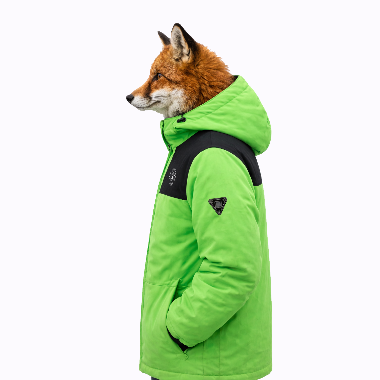 PARKA CON CALEFACCION OUTDOOR THE UNIVERSE PLAN CHAQUETA NEON-1