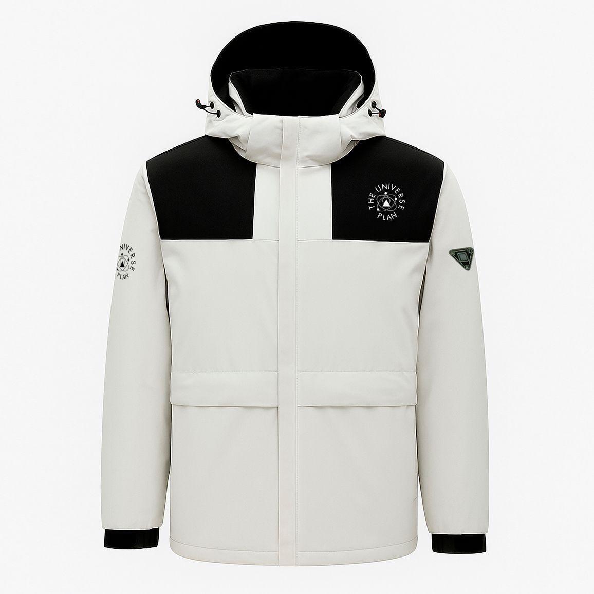 PARKA CON CALEFACCIÓN OUTDOOR "THE UNIVERSE PLAN" WHITE-2