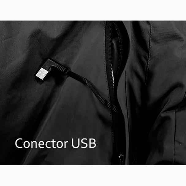 PARKA CON CALEFACCIÓN OUTDOOR "THE UNIVERSE PLAN" WHITE-5