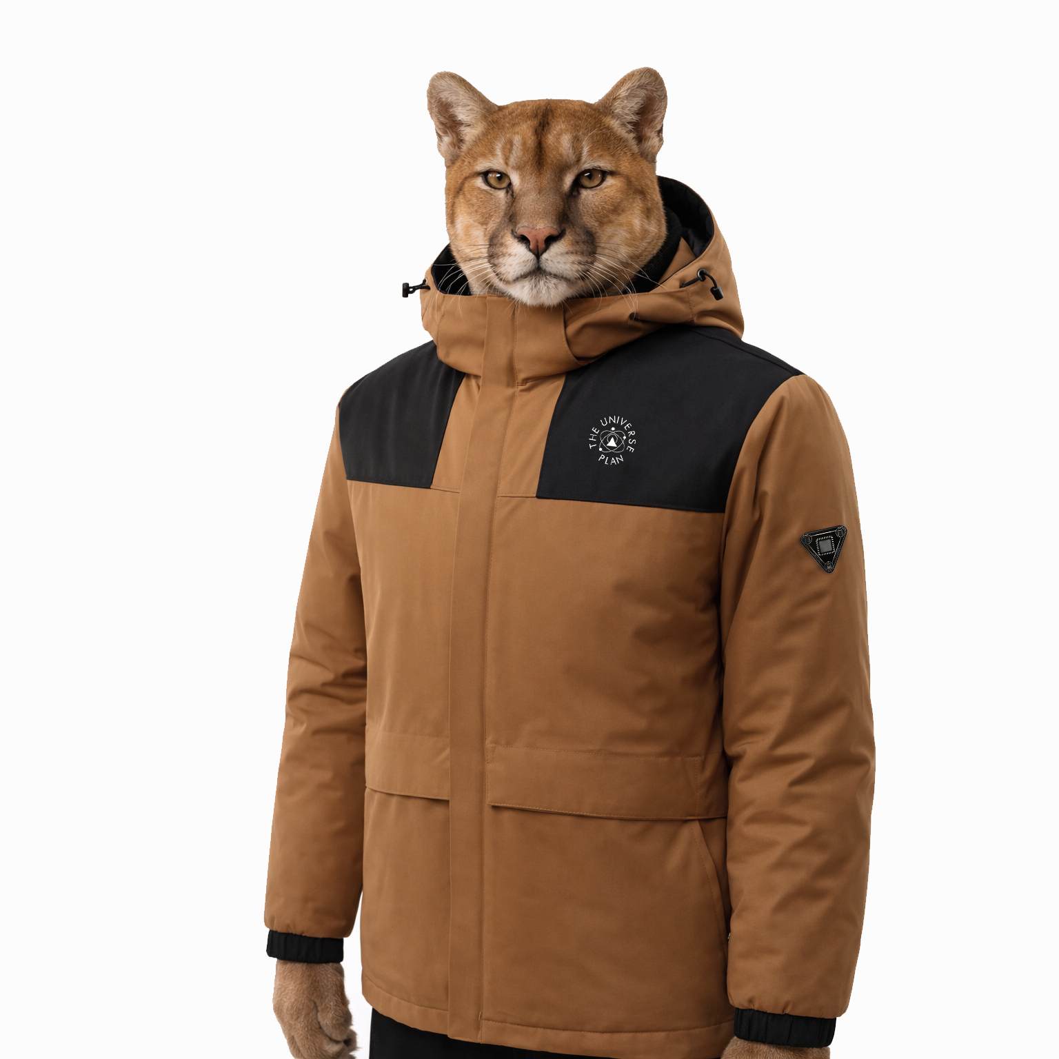 PARKA CON CALEFACCION OUTDOOR THE UNIVERSE PLAN BROWN-0