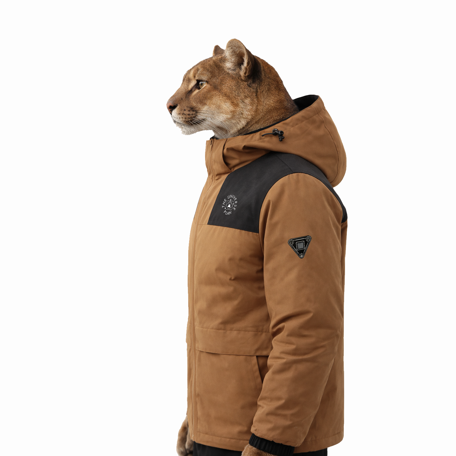 PARKA CON CALEFACCION OUTDOOR THE UNIVERSE PLAN BROWN-2