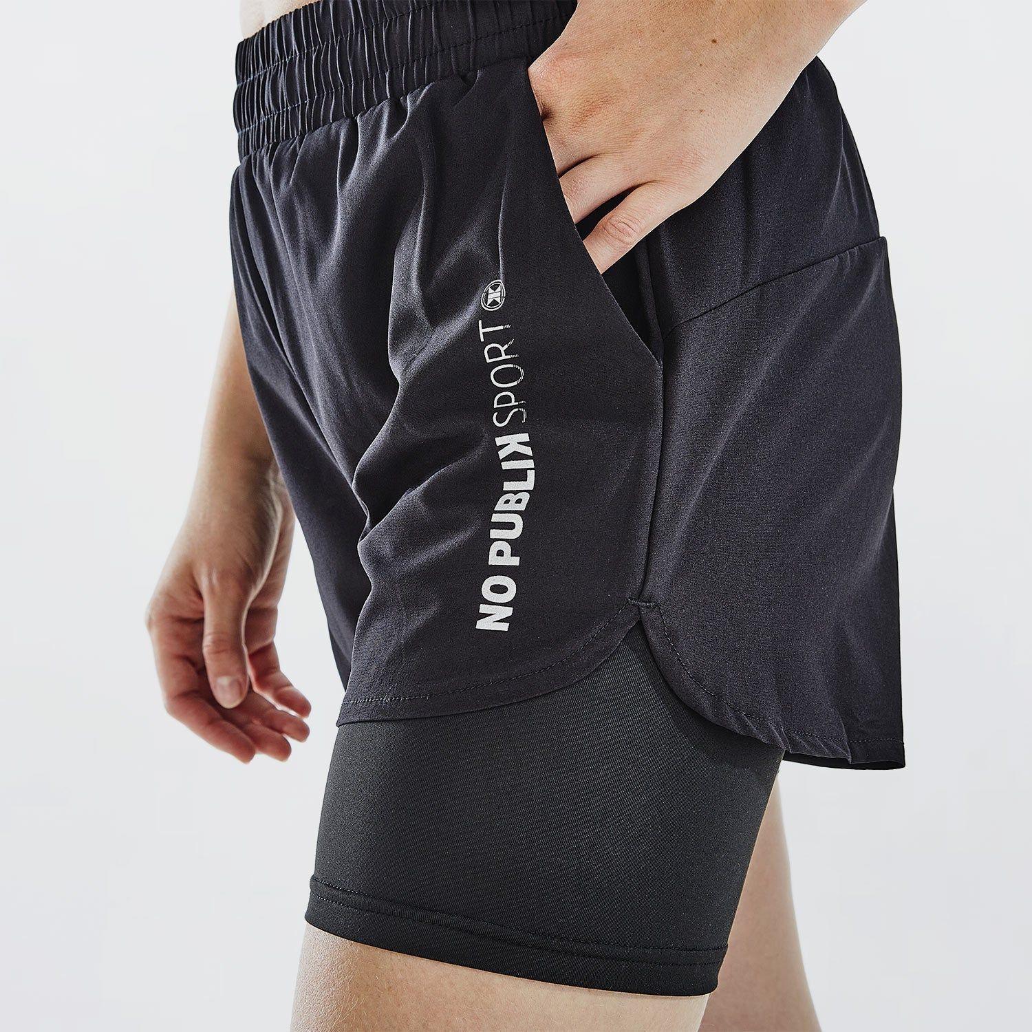 Short Deportivo Delphine Negro No Publik-3