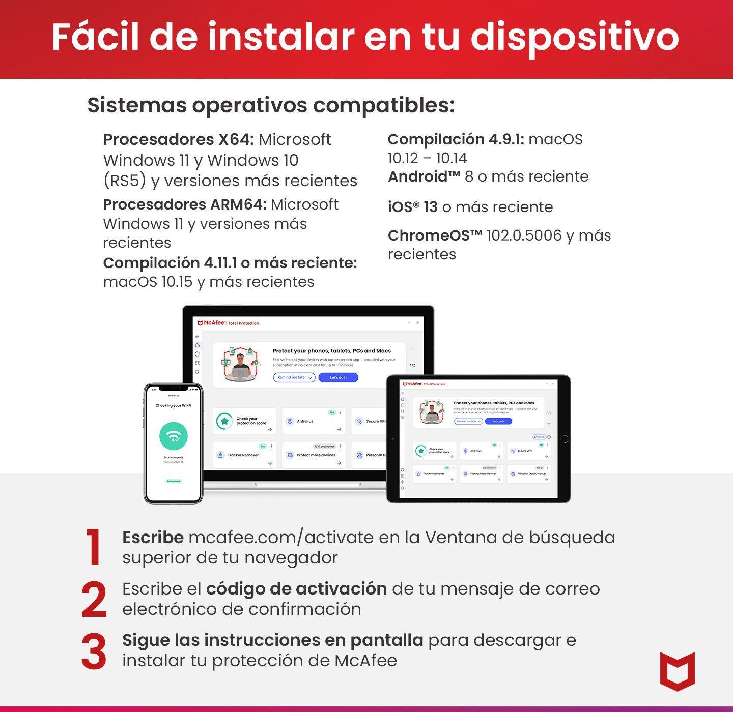 Mcafee Total Protección 10 Dispositivos - 1 Año Digital (Original)-5