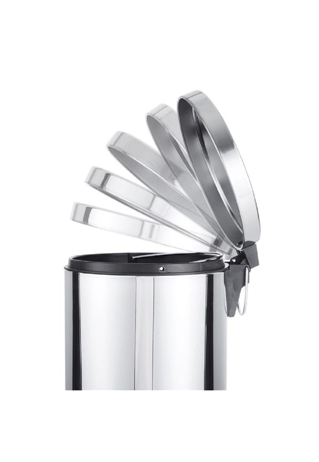 BASURERO ACERO INOXIDABLE 5 LTS-1