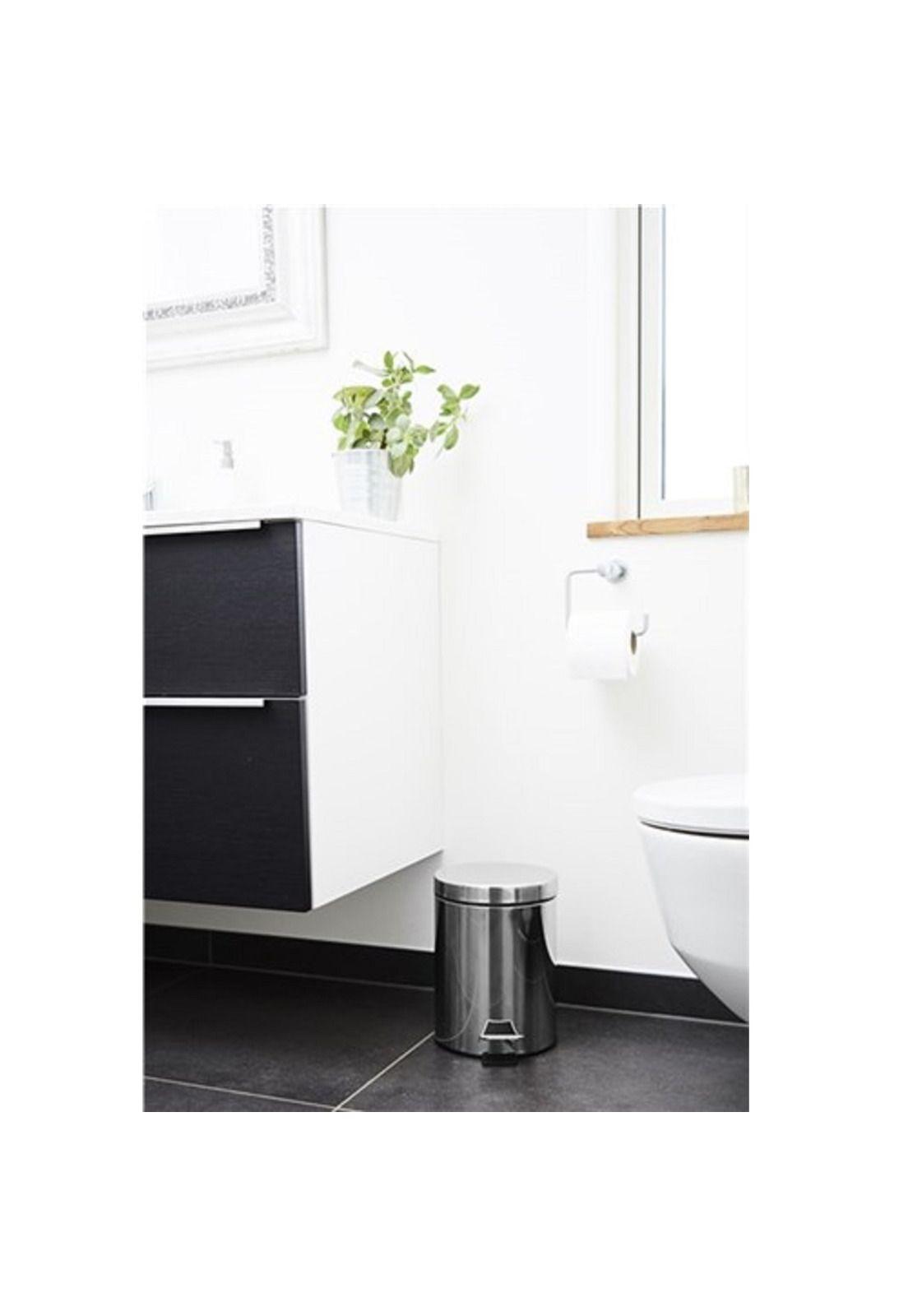 BASURERO ACERO INOXIDABLE 5 LTS-2