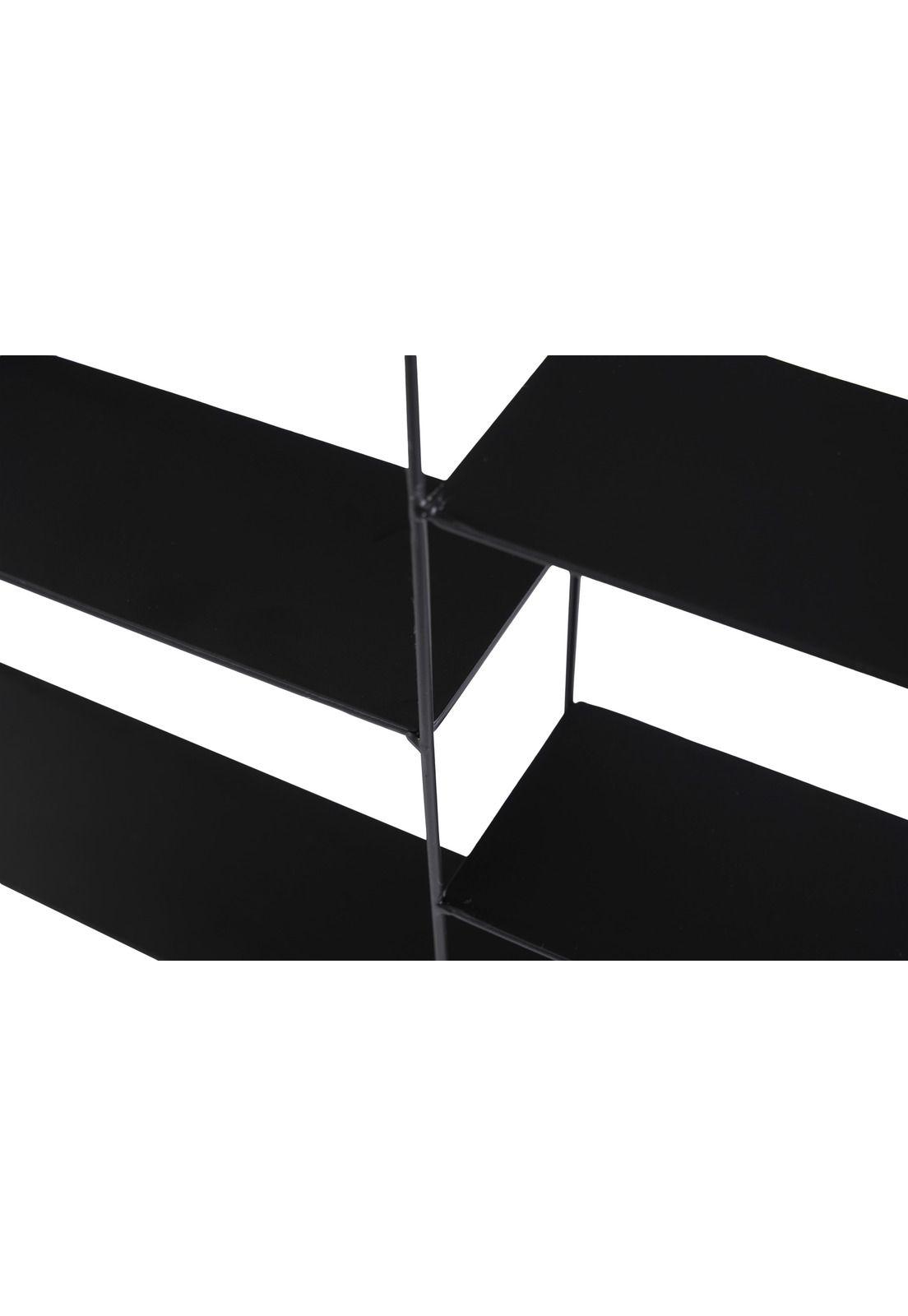 REPISA METAL NEGRA 57X40X10CM-4