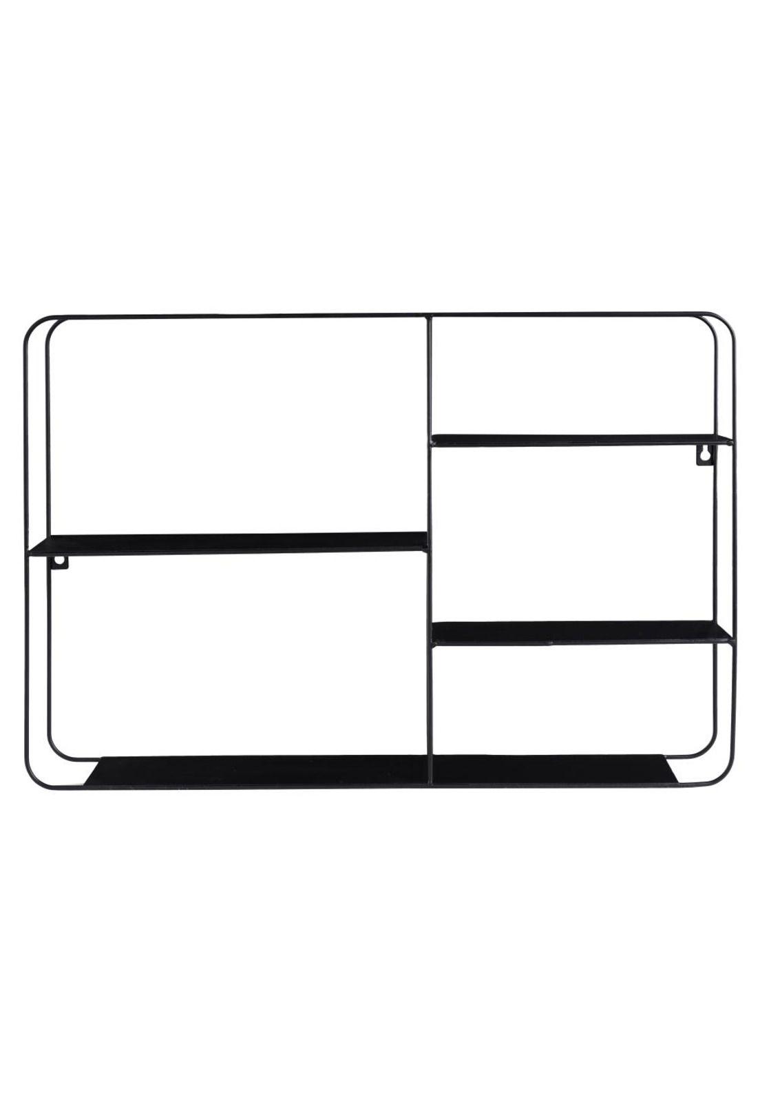 REPISA METAL NEGRA 57X40X10CM-5
