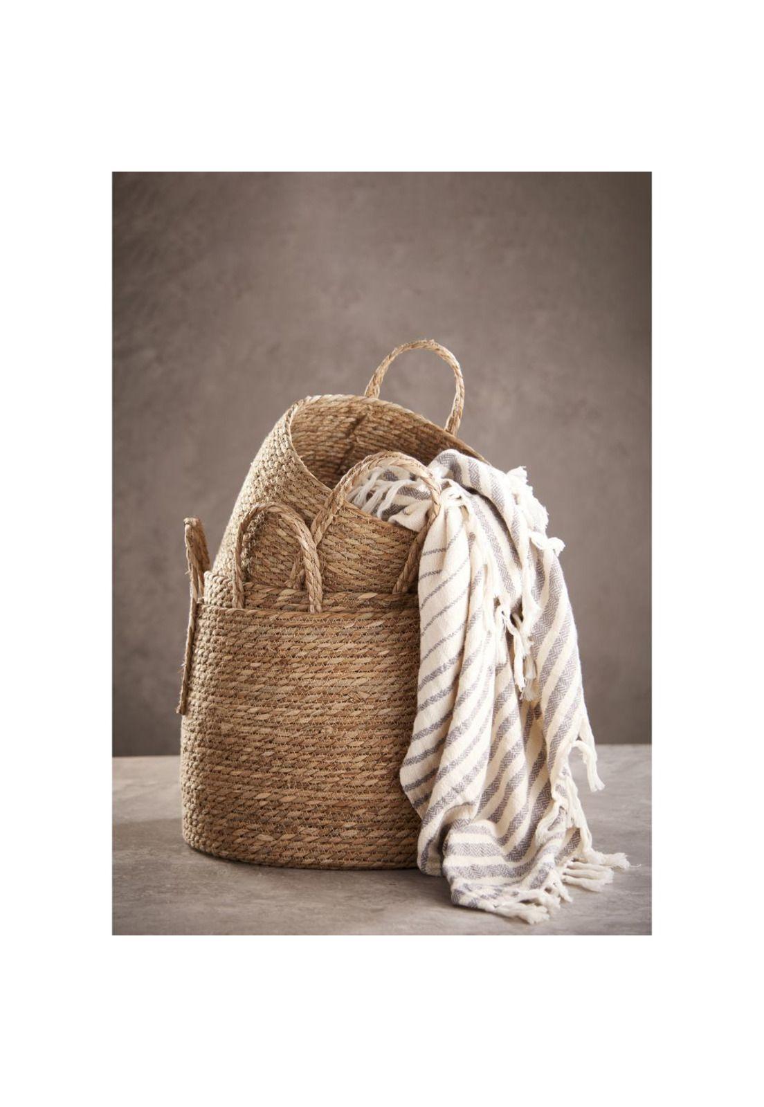 SET DE CANASTOS JUNCO 3 PIEZAS -2