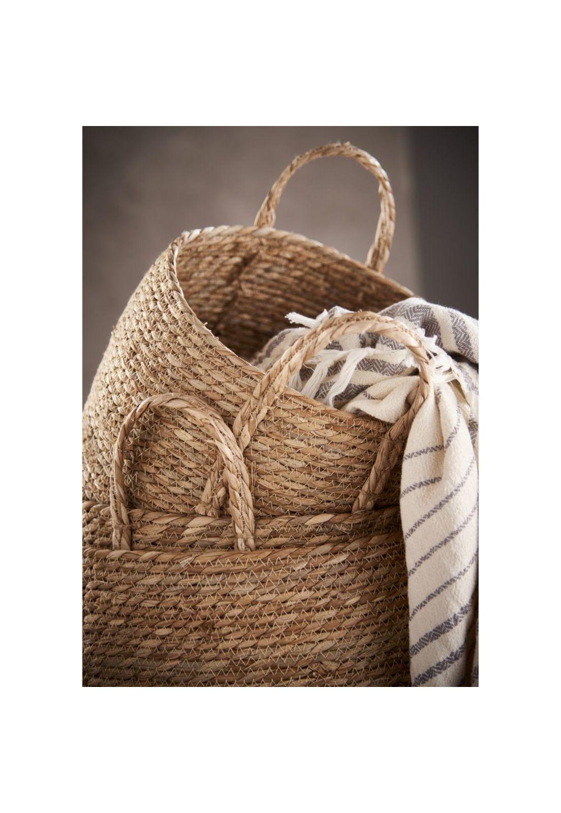 SET DE CANASTOS JUNCO 3 PIEZAS -6