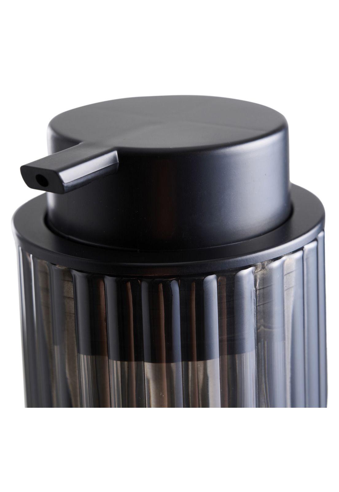 DISPENSADOR DE JABON VIDRIO GRIS-0