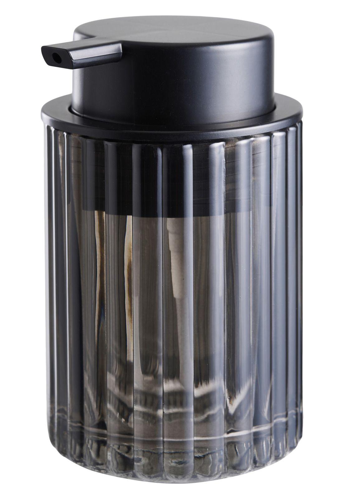 DISPENSADOR DE JABON VIDRIO GRIS-2