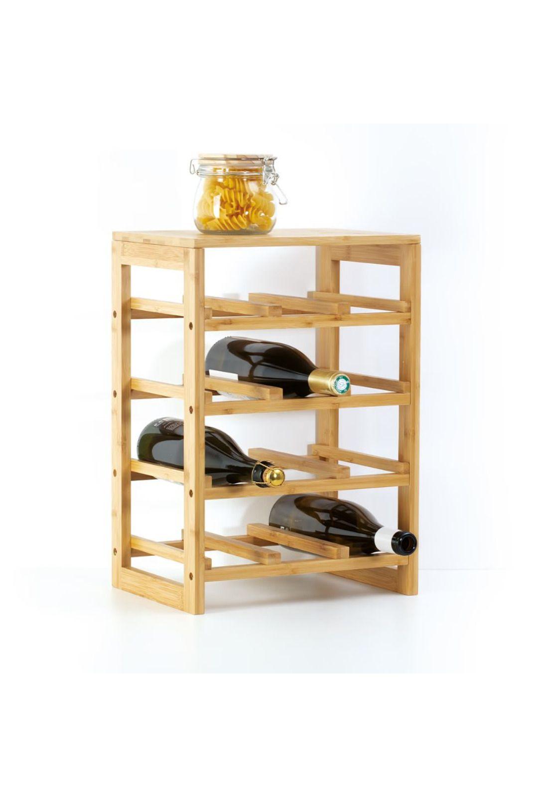 Rack de Vino de Bambú para 12 botellas-0