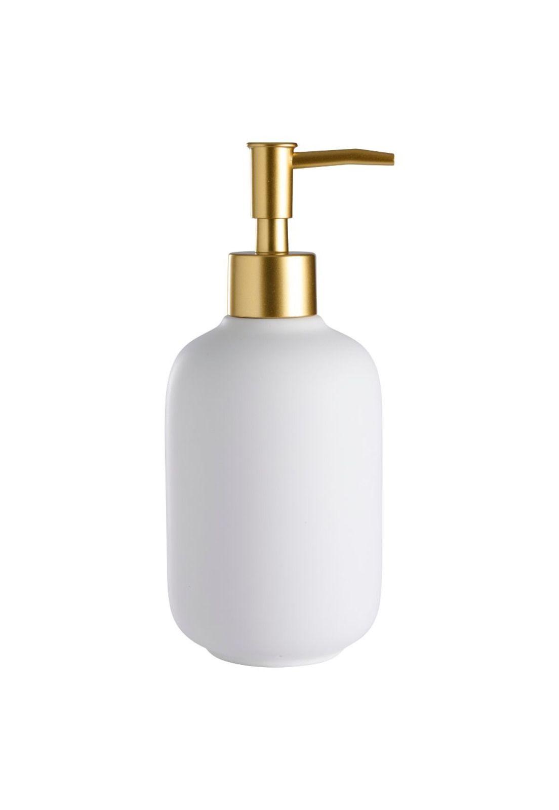 DISPENSADOR DE JABON 400 ML CERAMICA ASS BEIGE-0