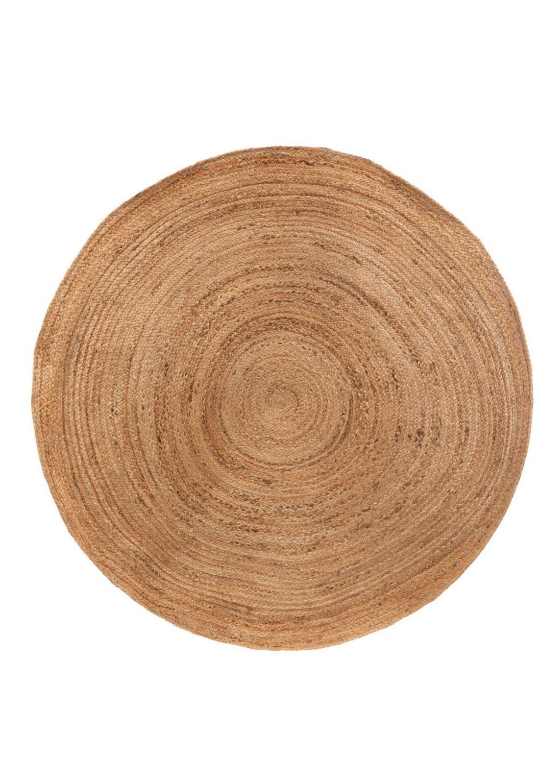 ALFOMBRA REDONDA YUTE NATURAL DIAM. 160cm-0