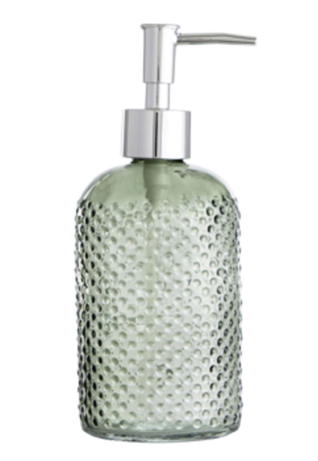 DISPENSADOR DE JABON VIDRIO VERDE-0