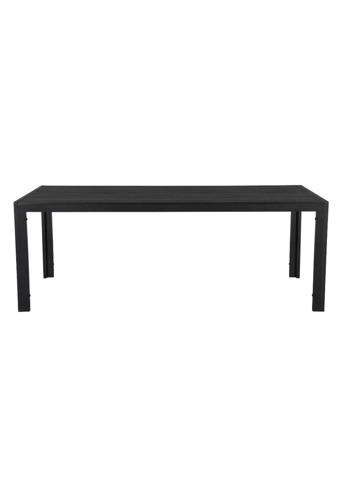 MESA TERRAZA 205X90CM POLYWOOD NEGRA-0