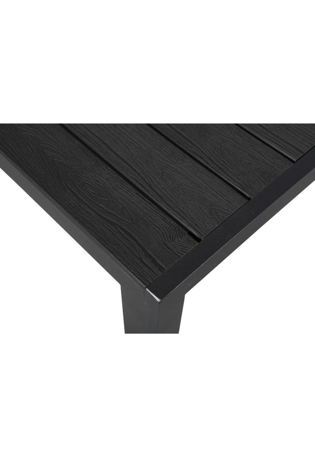 MESA TERRAZA 205X90CM POLYWOOD NEGRA-2