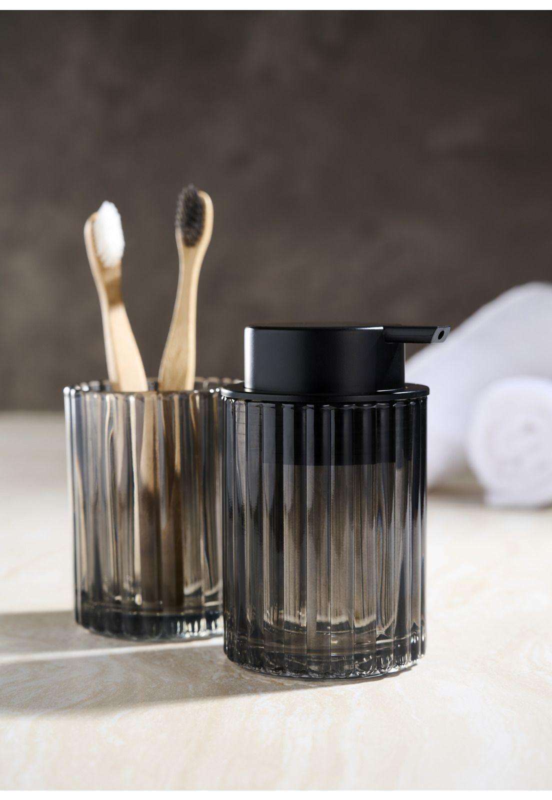 SET VASO Y DISPENSADOR DE BAÑO VIDRIO-0