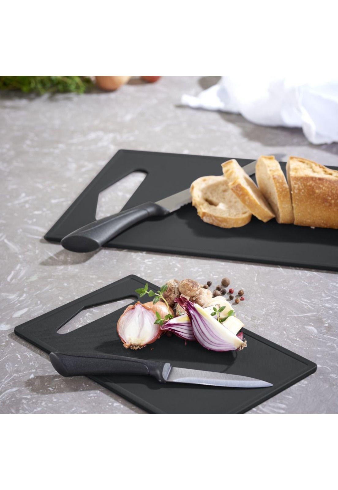 SET 2 TABLAS DE CORTAR, NEGRO-0