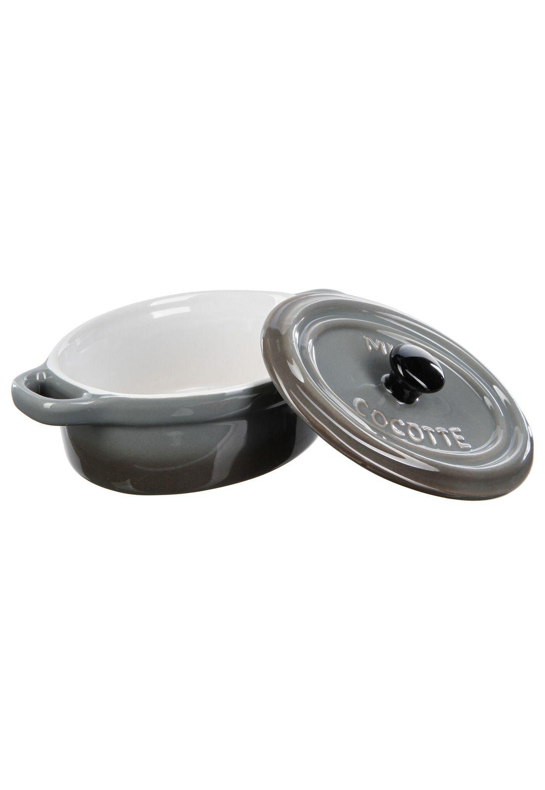 Cacerola ovalada 8.5 X 11 cm - Gris-0