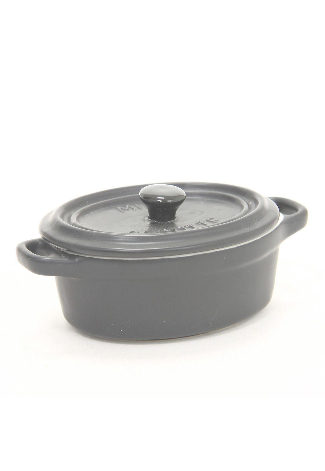 Cacerola ovalada 8.5 X 11 cm - Gris-1