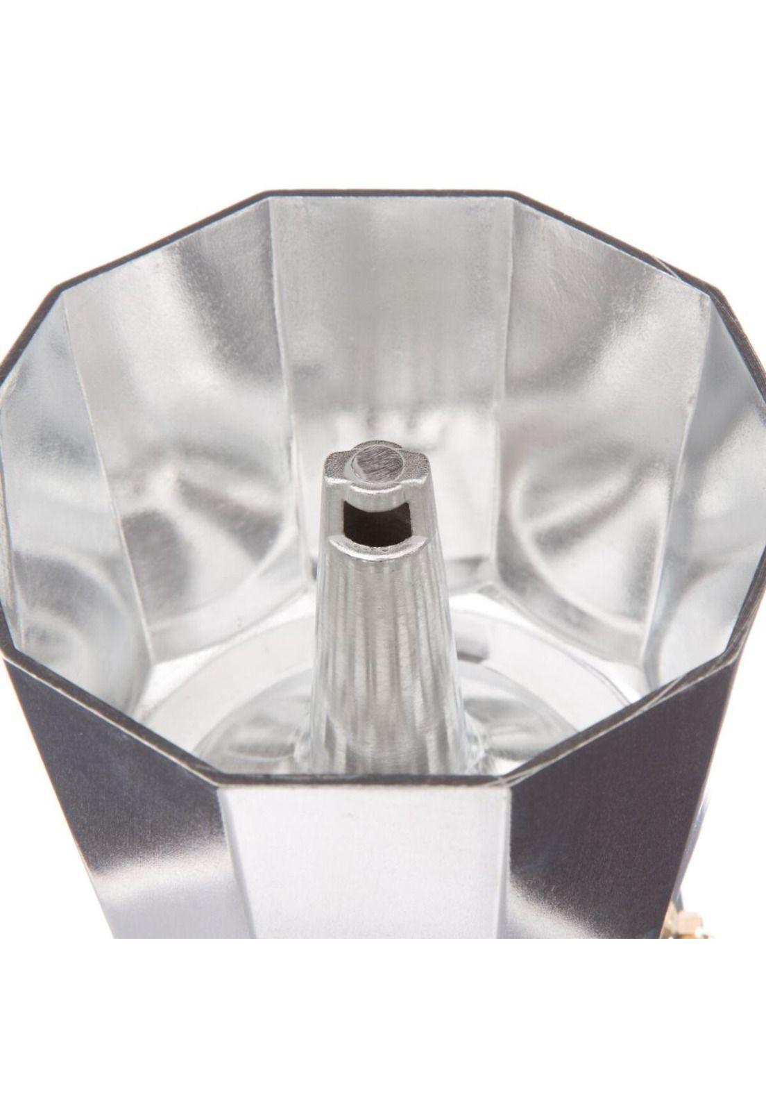 Cafetera Italiana Acero de 6 tazas-2