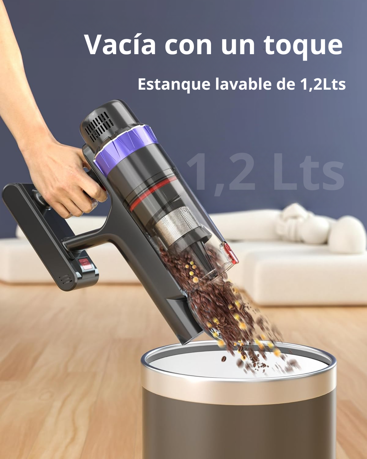 Aspiradora Inalambrica PrettyCare V3 - 530W de potencia-2