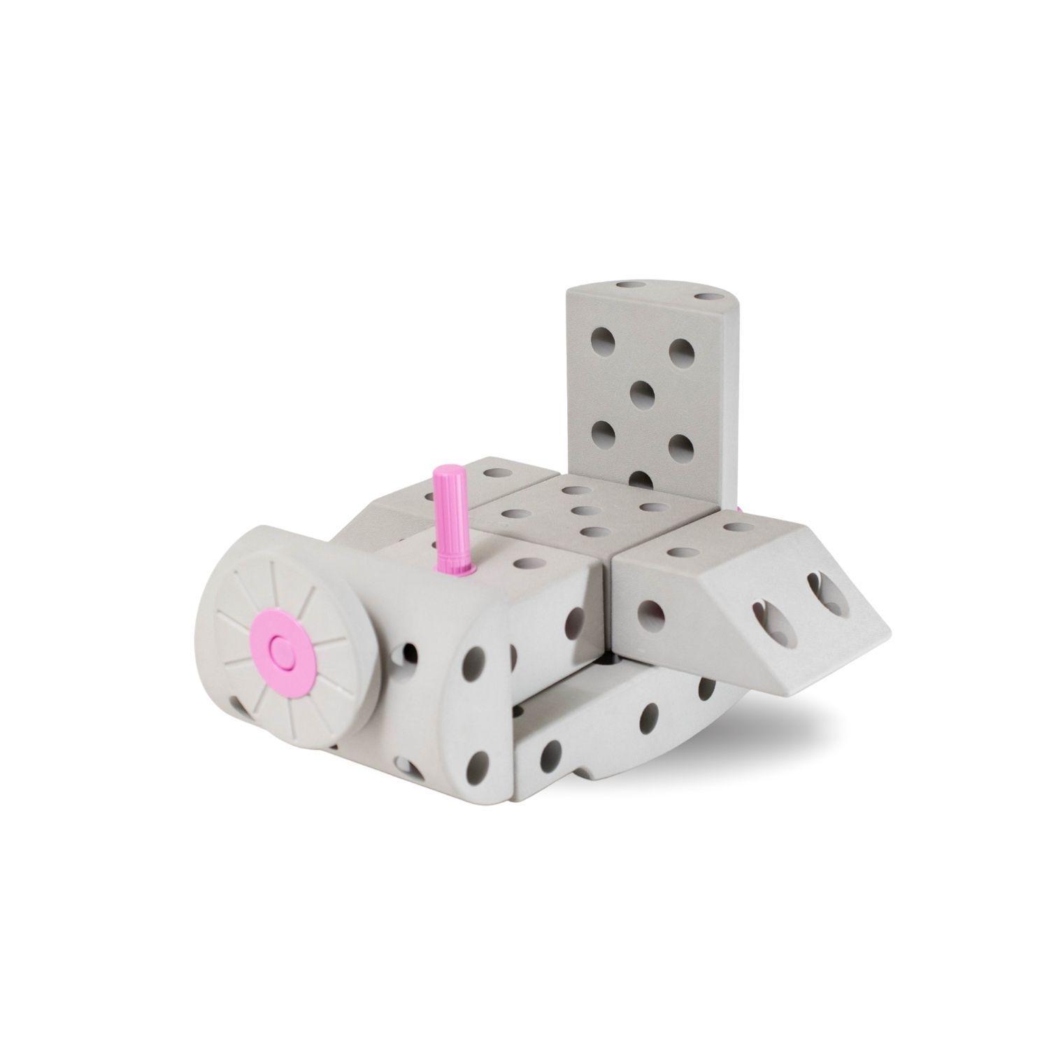 Conecta Kids Bloques de Construcción Gris Rosado-2