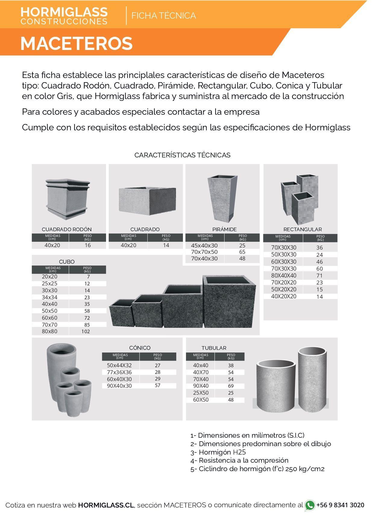Macetero Cuadrado Con Diseño-1
