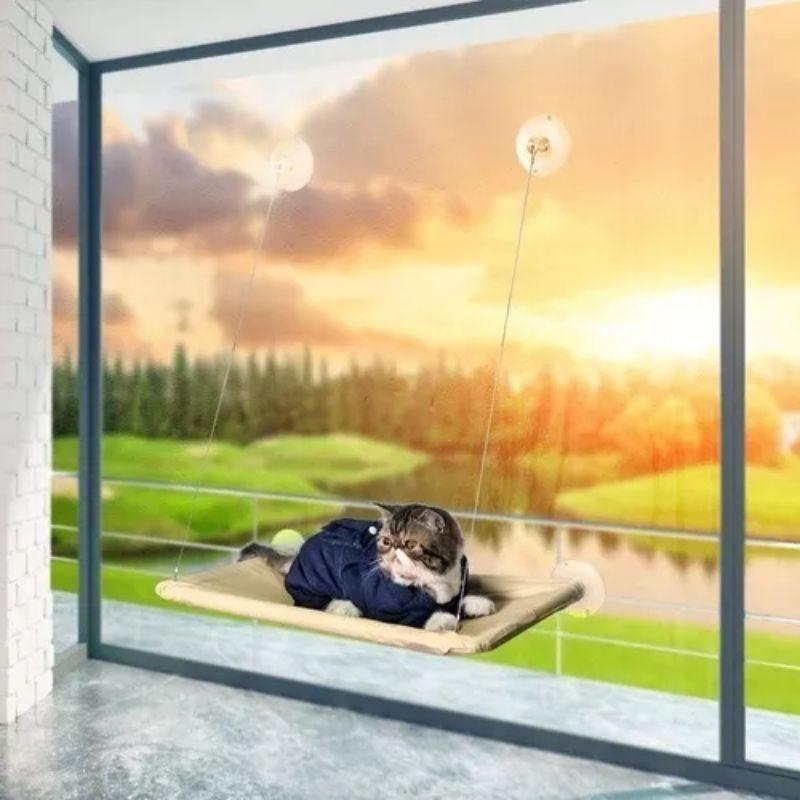 Cama Hamaca Para Gatos - Ventana-1