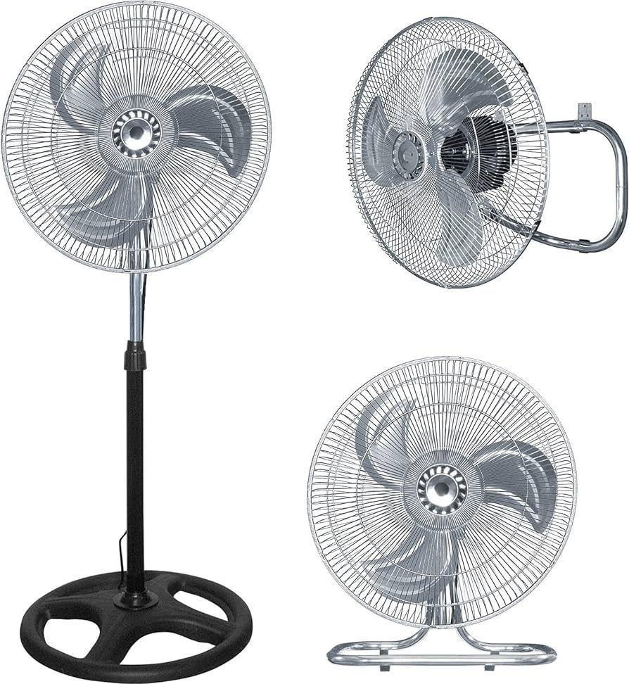 Ventilador Indoor Ventilador De Pie Metalico 2 En 1-1