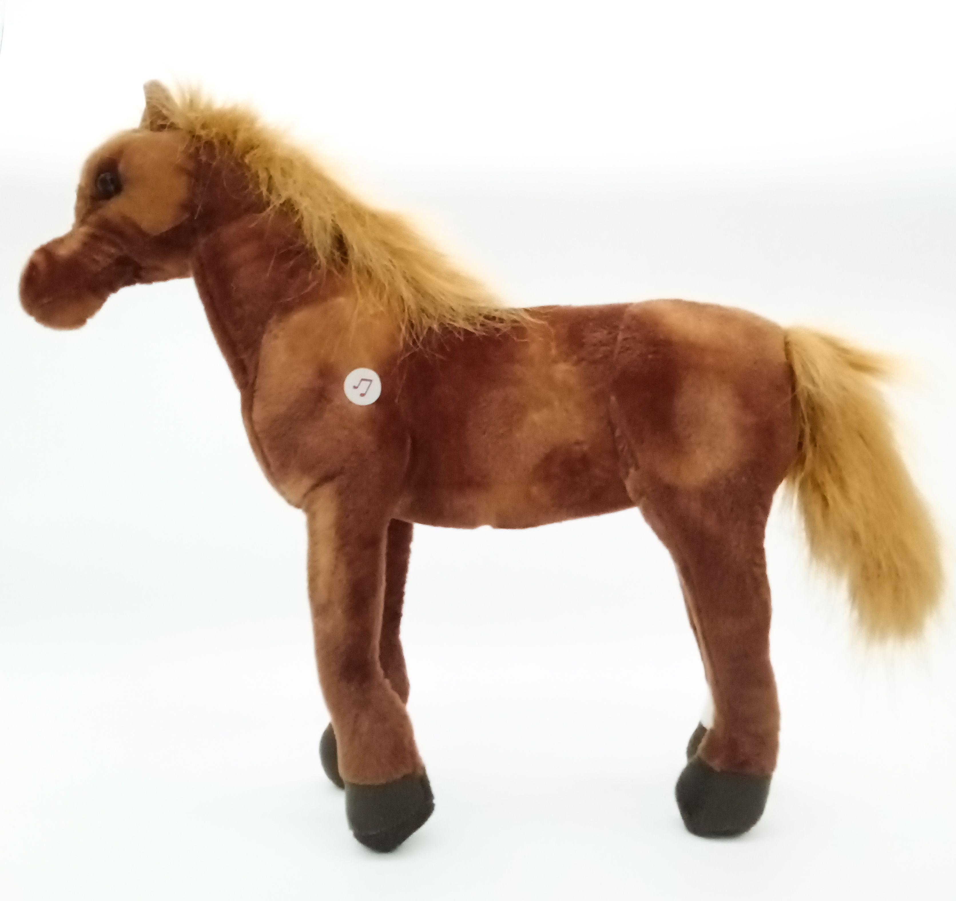 Caballo de peluche mediano-0