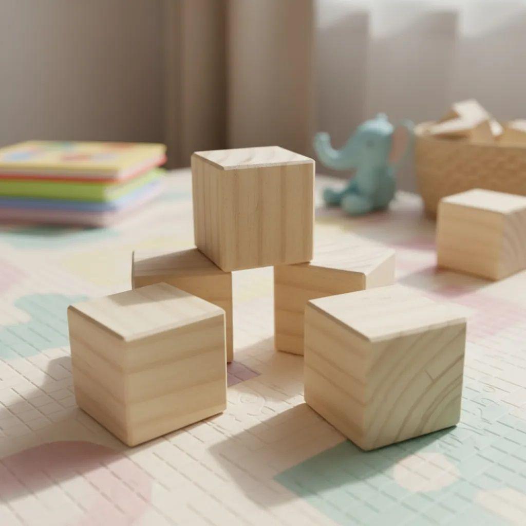 Cubos de Madera 4cm Natural -2