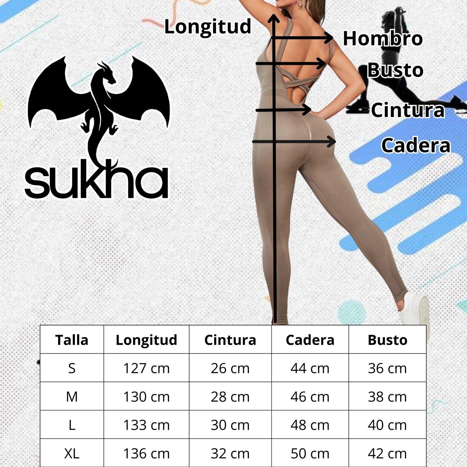 Enterito Push Up Sin Mangas Negro Sukha-2