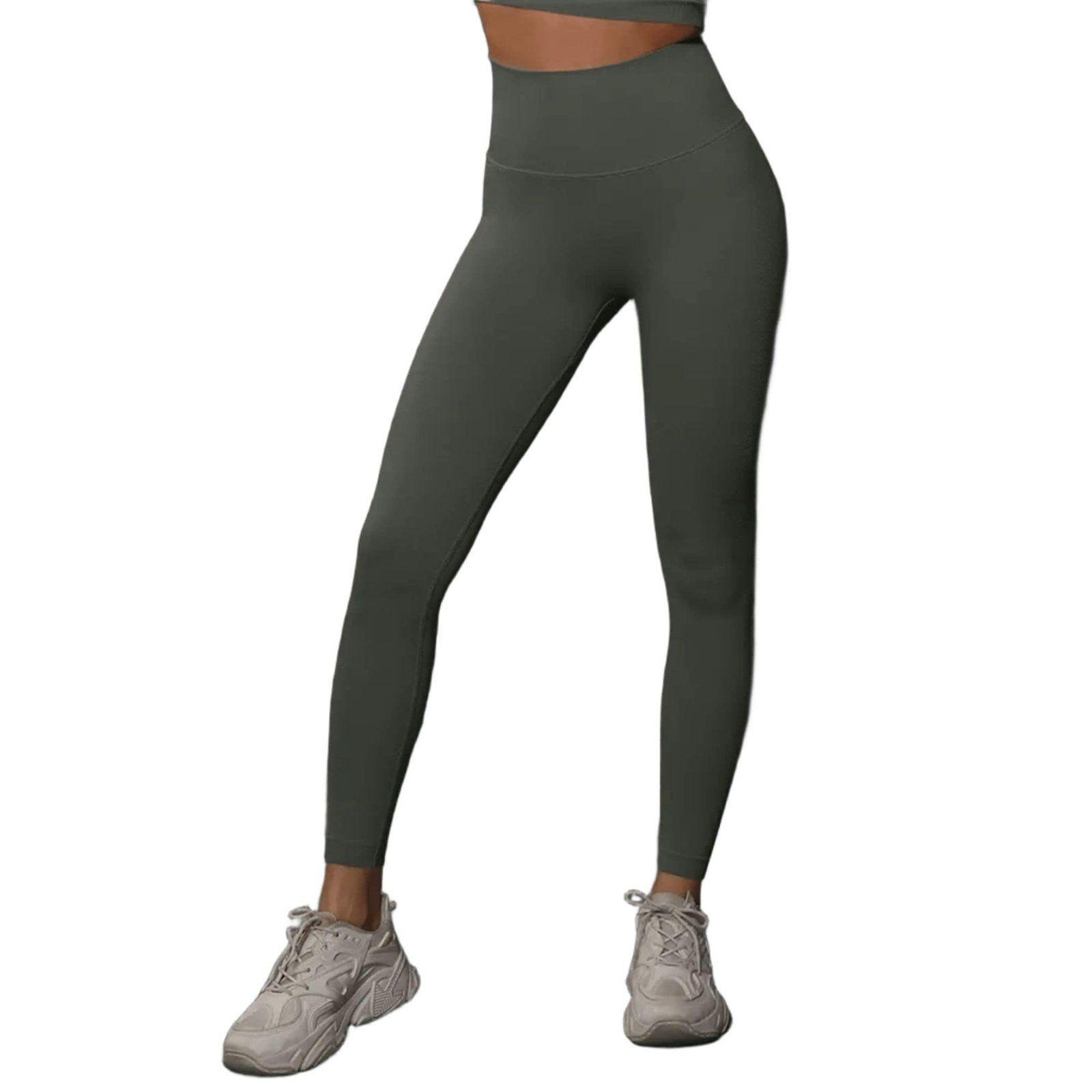 Calzas Leggings Push Up Solido Sukha Gris Oscuro-1