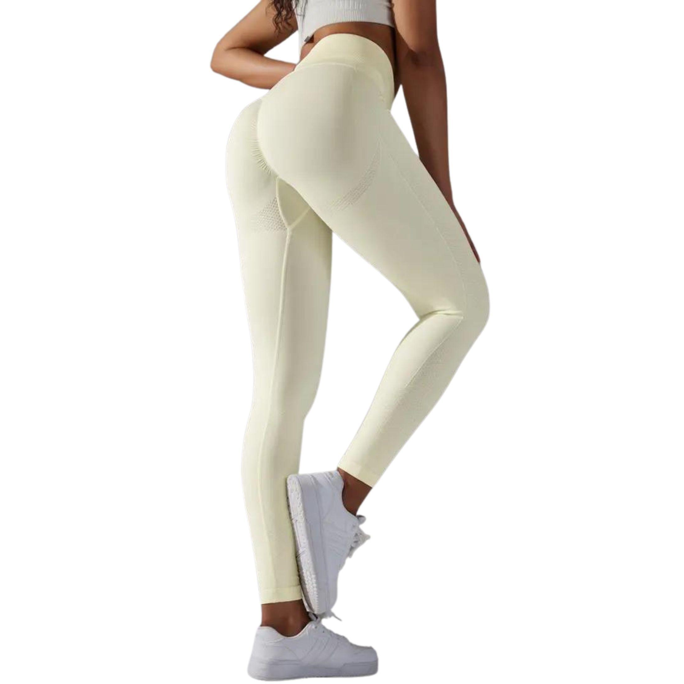 Calzas Leggings Push Up Solido Sukha Beige-0