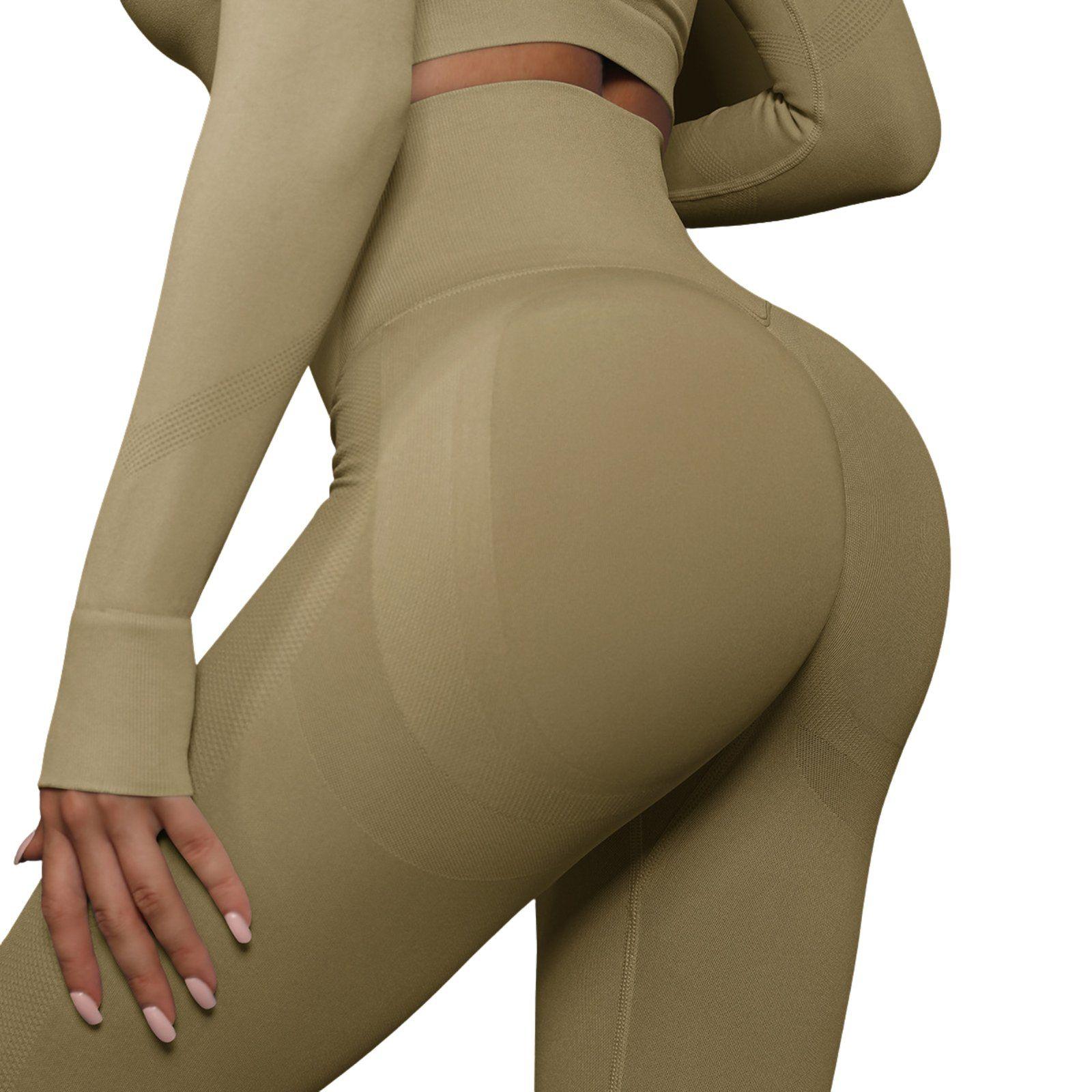 Calzas Leggings Push Up Solido Sukha Beige-0