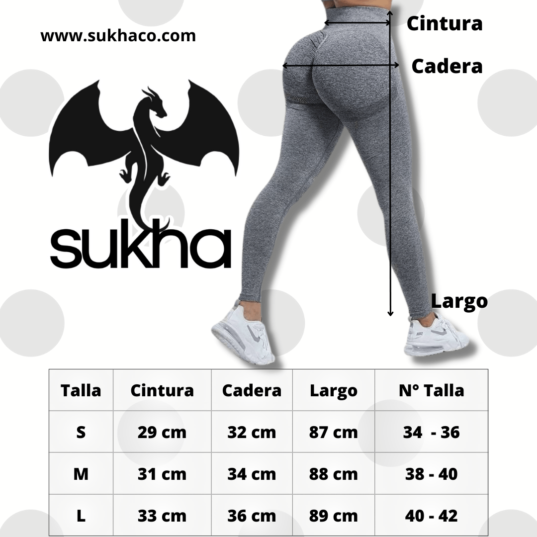 Calzas Leggings Push Up Sukha Verde Oscuro-5