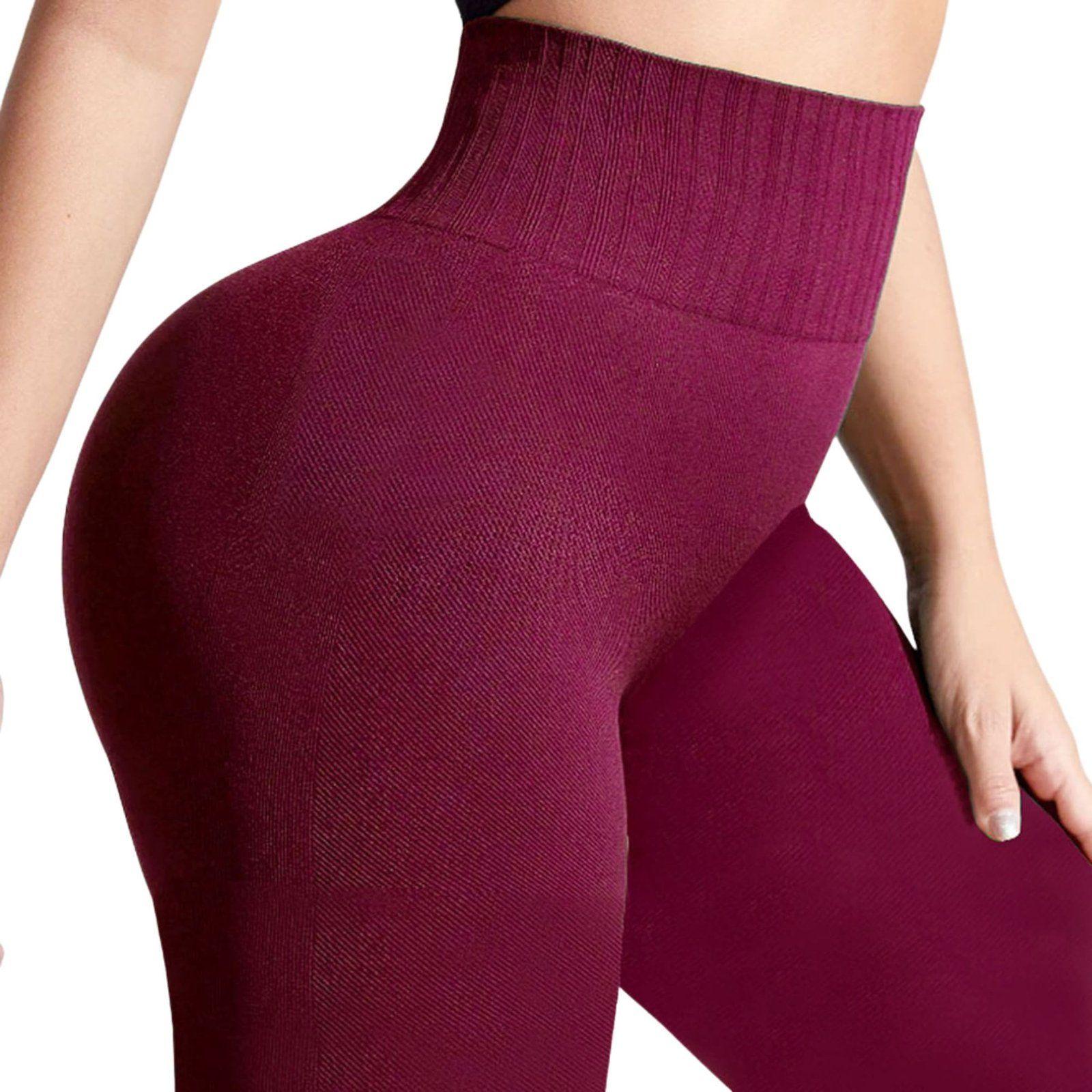 Calzas Leggings Push Up Alta Sukha Burdeo-0