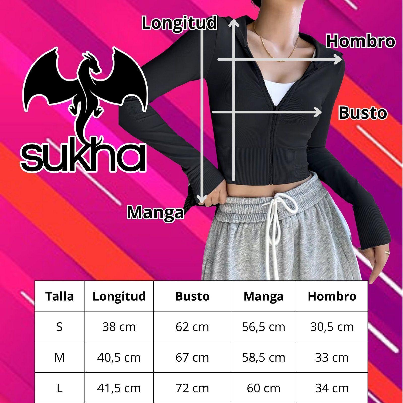 Poleron Manga Larga con Capucha Sukha Celeste-5