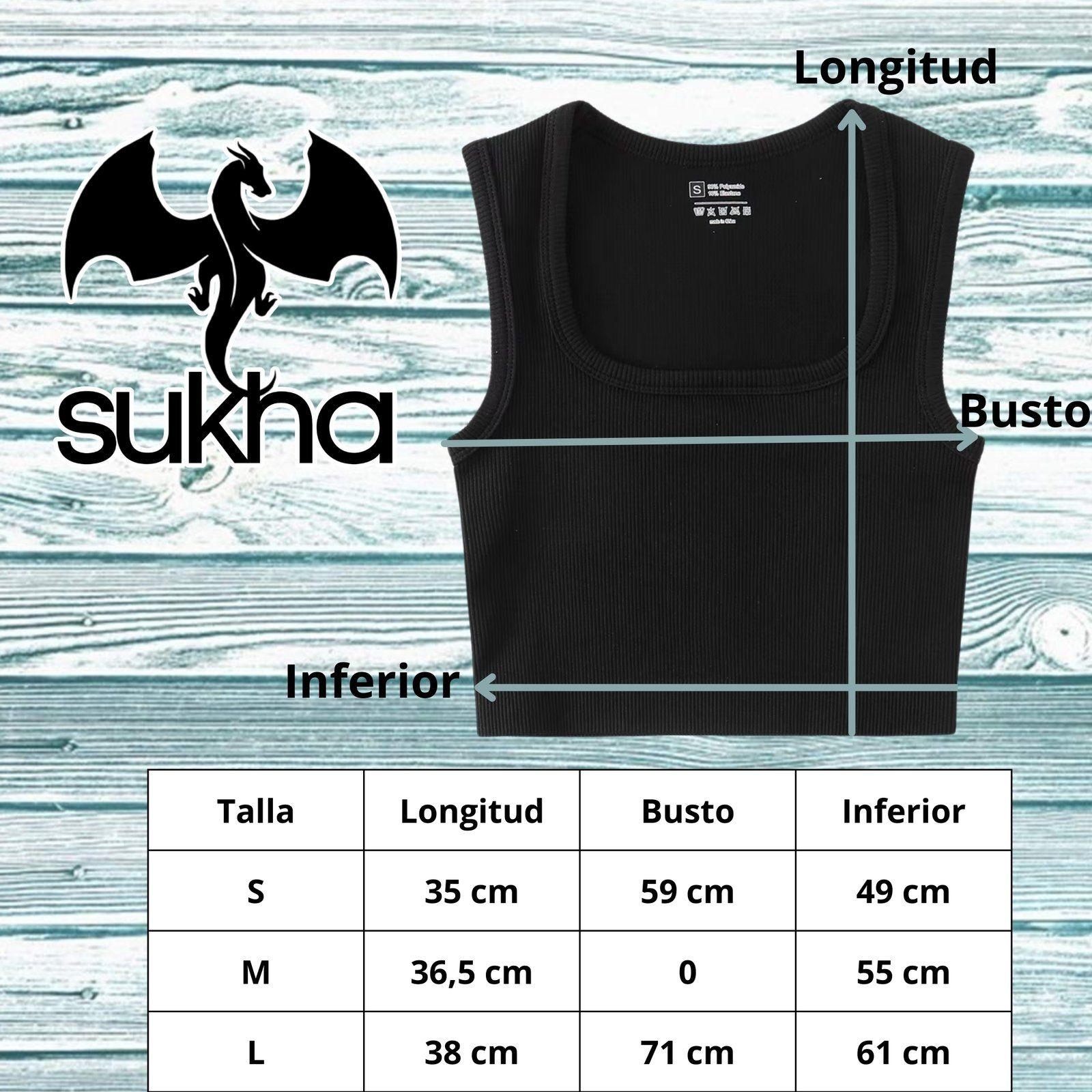 Polera Sin Manga Cuello Redondo Negro-3
