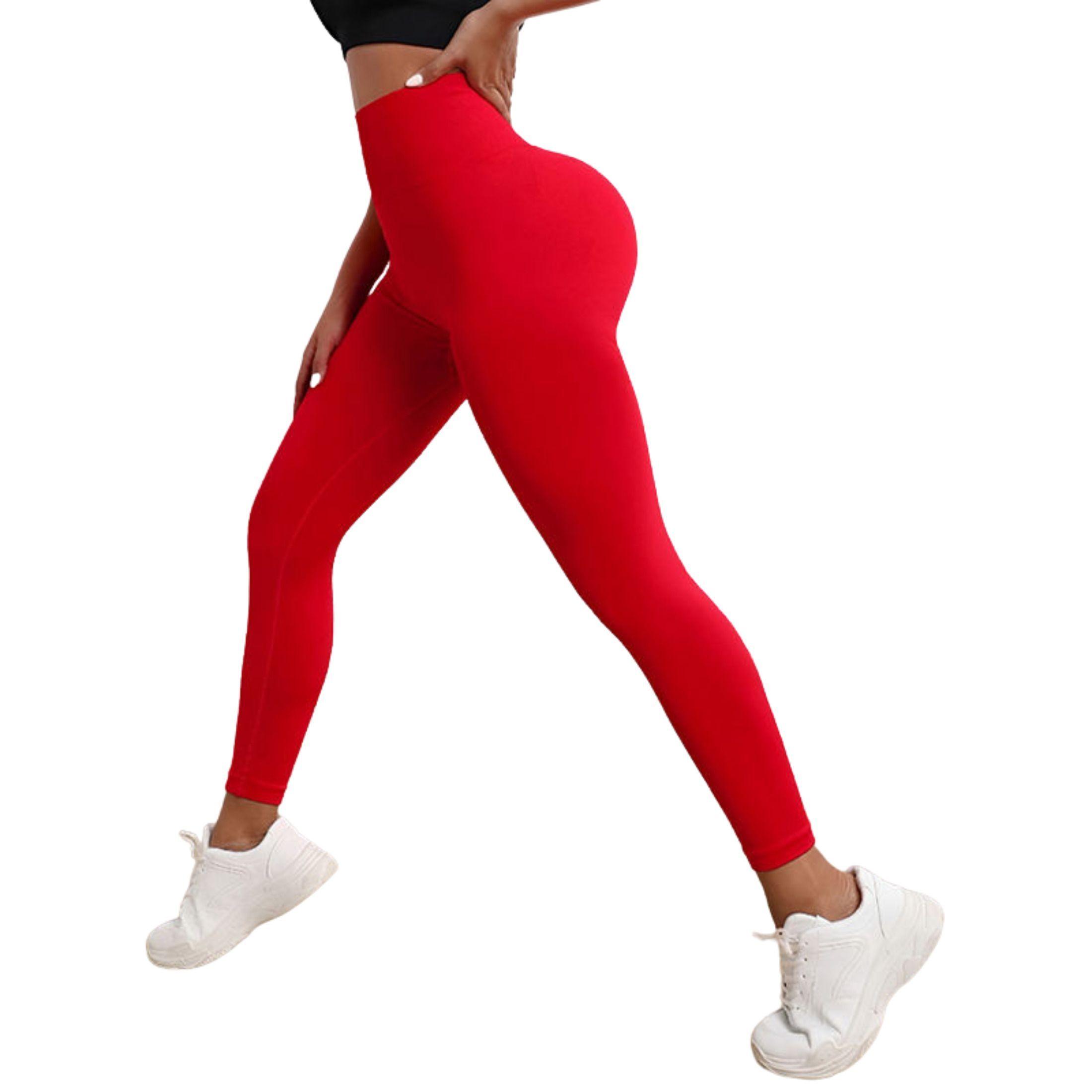 Calzas Leggings Push Up Alta Sukha Rojo-0