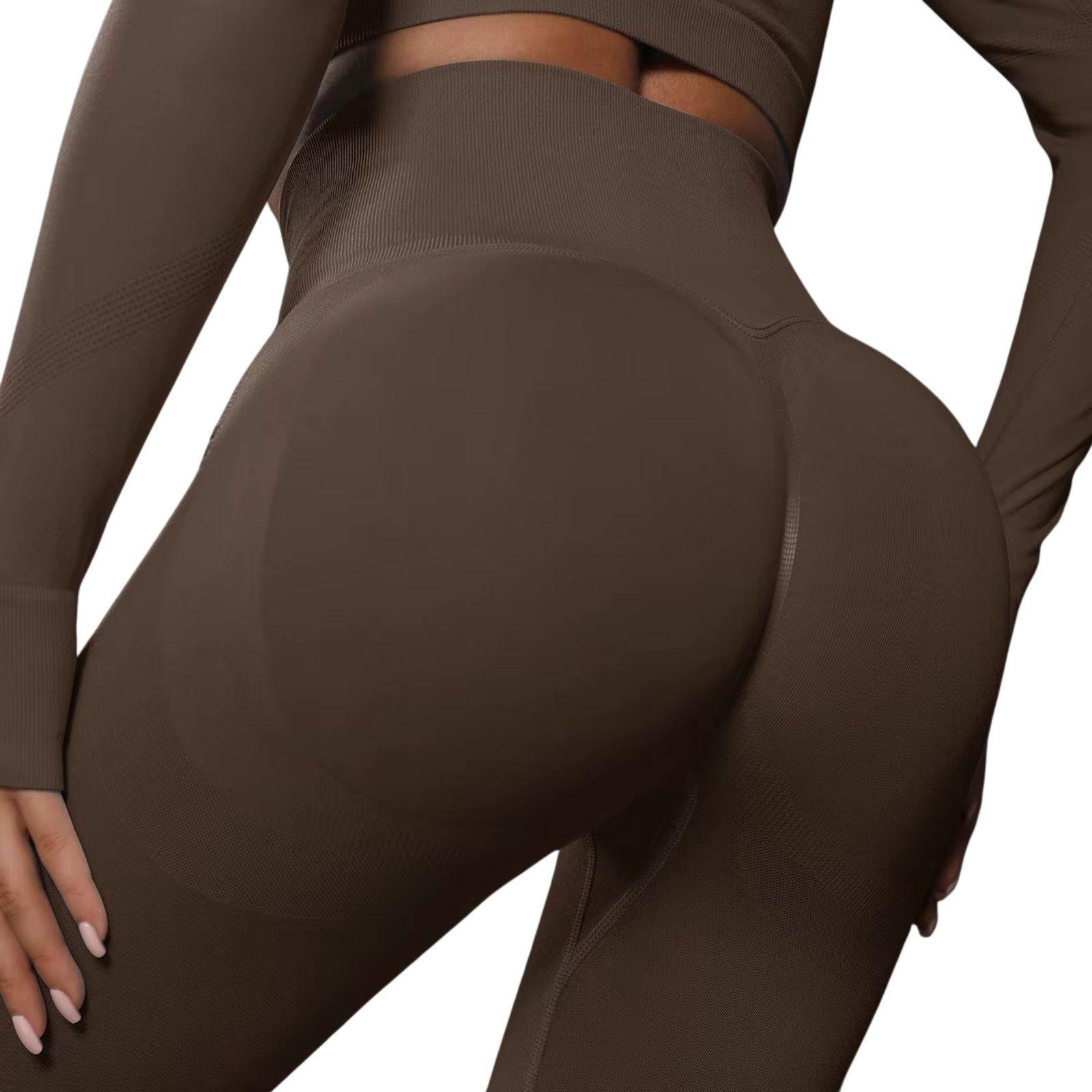 Calzas Leggings Push Up Solido Sukha Cafe-0