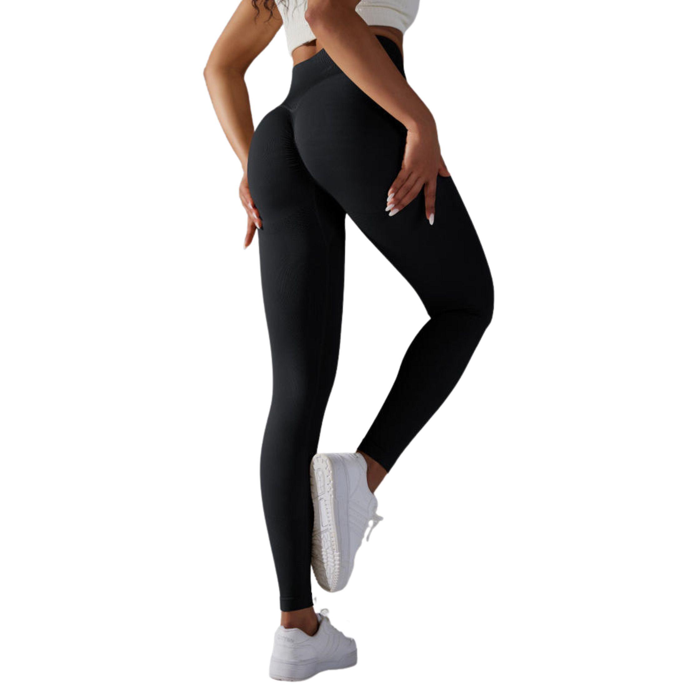 Calzas Leggings Push Up Solido Sukha Negro-0