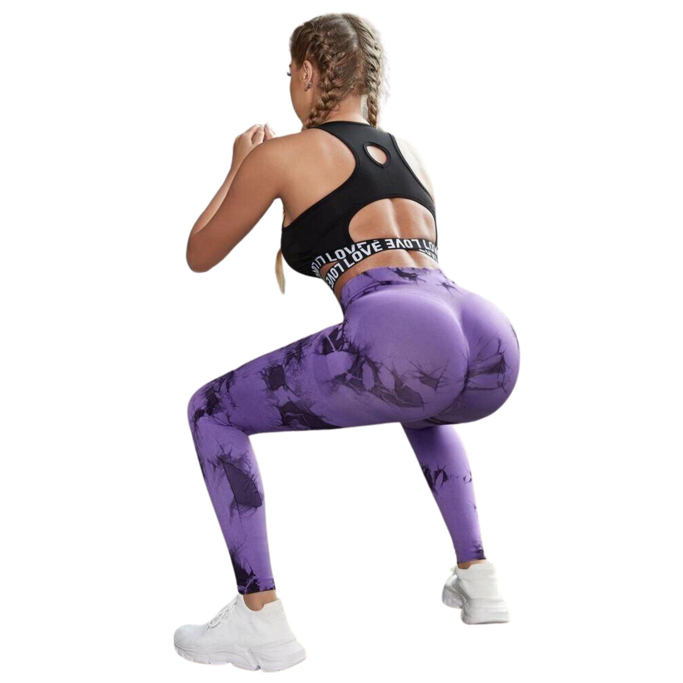 Calzas Leggings Push Up Sukha Morada-4