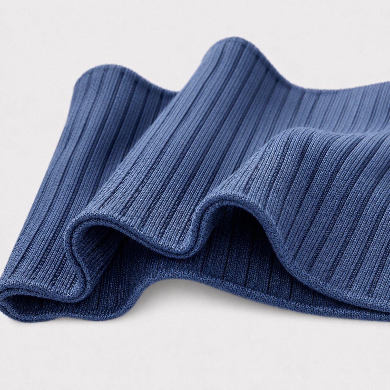 Calzas cortas mujer tiro alto con bolsillo Sukha Azul-3