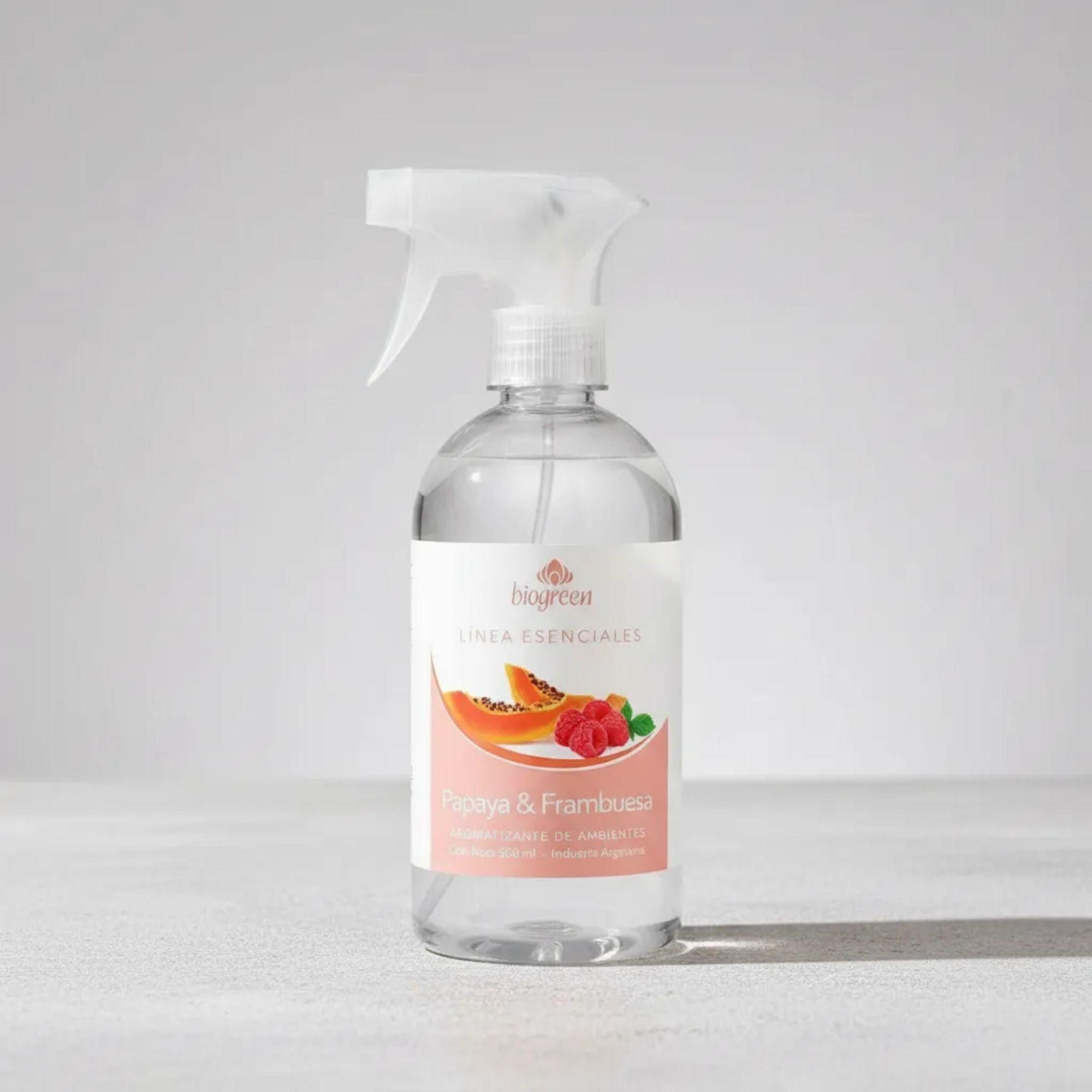 Aromatizante de Ambientes Papaya Frambuesa Biogreen 500 ml-2