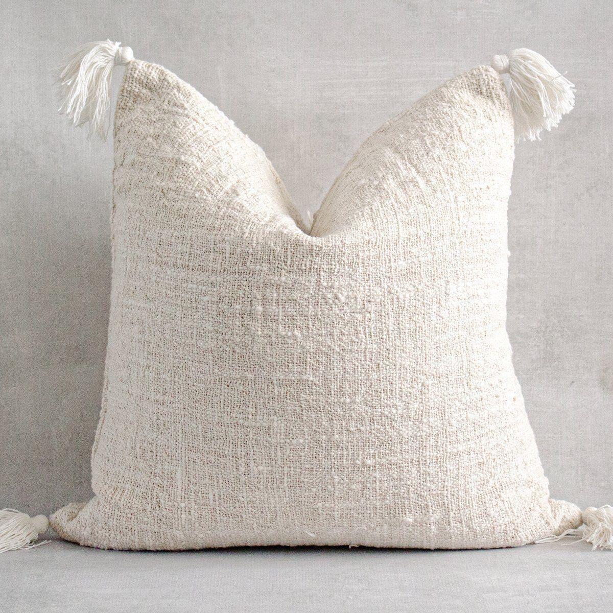 Pack de 2 fundas lino para cojines 45x45 - beige-2